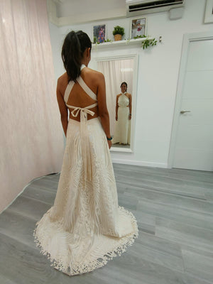 Cómo elegir tu vestido de novia a medida en Barcelona (sin salir de casa)